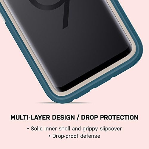 OtterBox DEFENDER SERİSİ EKRANSIZ samsung kılıfı Galaxy S9 + - Perakende Ambalaj-MOR BULUTSUSU (ŞİRİN ORKİDE / GECE MORU)