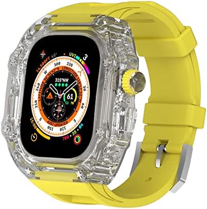 MAALYA Apple Ürünü İçin Ultra 49mm mod seti Koruyucu Kapak Serisi 8 7 6 5 4 SE Bant bilezik kayışı Watchband Hafif Sağlam
