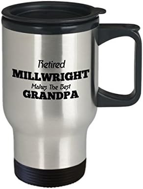 Millwrights Kahve Seyahat Kupa En Komik Benzersiz Usta çay bardağı Erkekler Kadınlar İçin Mükemmel Bir Fikir Emekli Millwright
