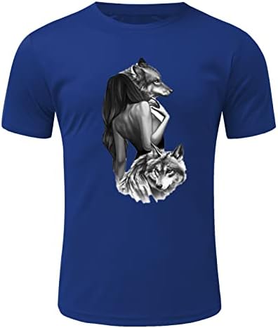 UBST Erkek kısa kollu tişörtler, 2022 Yeni Yaz Grafik Baskı Crewneck T Gömlek Casual Gevşek Moda Egzersiz Tee Tops