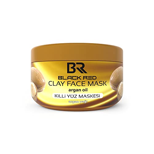 BlackRedCollection Kil Yüz Maskesi, Cilt Bakımı ve Temizleme Argan Yağı 14.1 oz. derin Gözenek Temizleme ve Cilt Bakımı ile