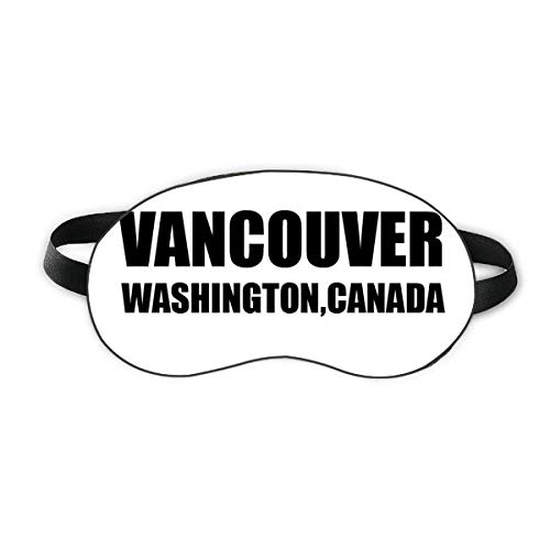 Vancouver Washington Kanada Şehir Ülke Uyku göz kalkanı Yumuşak gece körü körüne Gölge kapak