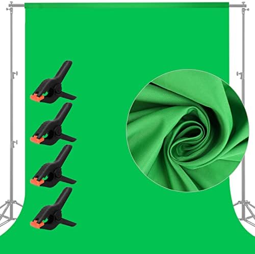 Fotoğrafçılık için 10 X 8 FT Yeşil Ekran Zemin, Görüntülü Aramalar için Chromakey Sanal Arka Plan Yakınlaştırma Toplantısı,