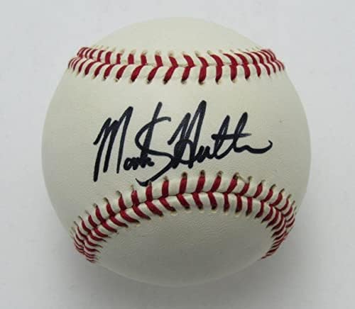 Mark Hutton İmzalı Wilson OEL Beyzbol New York Yankees - İmzalı Beyzbol Topları