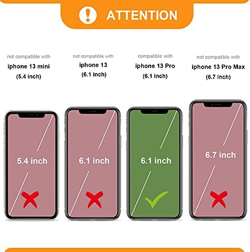 Bocasal Hakiki Deri Cüzdan Kılıf iPhone 13 Pro 5G Kablosuz Şarj RFID Engelleme Kredi Kartı Tutucu Kickstand Folio Kapak Koruyucu