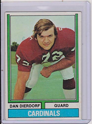 1974 Topps Dan Dierdorf Kardinaller Çaylak Futbol Kartı 32