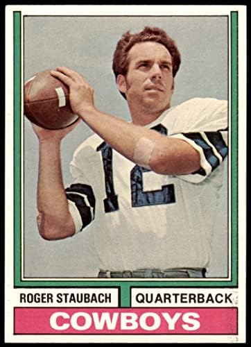 1974 Topps Normal Futbol kartı500 Dallas Cowboys'tan Roger Staubach İyi Not