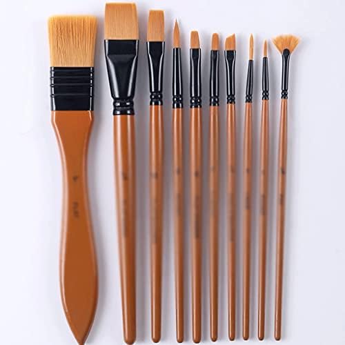 CEHSG Boya Fırçası 10 Parçalı Set Suluboya Kalem Sanat Özel Naylon Fırça Fırça Seti Fırça Fırça