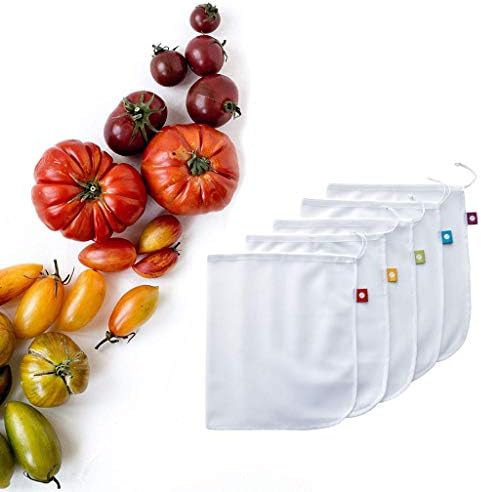 Balmumu Çanta 22mm Yeniden Kullanılabilir Çanta Sebze file çanta 5 Yıkanabilir Seti ve Mutfak Depolama Çeşitli Paketi Gıda