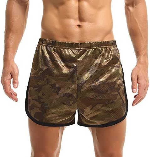 Erkek Ganimet Koşu Atletik Şort Yüzmek Mayo Erkekler Maraton Örgü Nefes Spor Şort Spor Rahat Salon kısa pantolon
