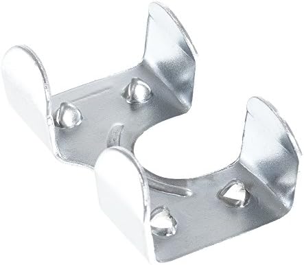 Halat, Kordon, İp için Metal Klipsler - Ağır Hizmet Tipi Çinko Kaplama Çift Halat Kelepçeleri (1 inç, 10 Paket)