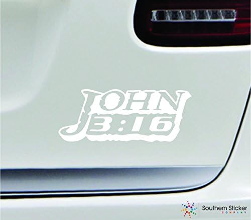 John 3-16 Işareti Beyaz Yazı Tipi Din İncil Ayet Araç Sembolü Aşk Mizah Amerika Birleşik Devletleri Renkli Etiket Devlet