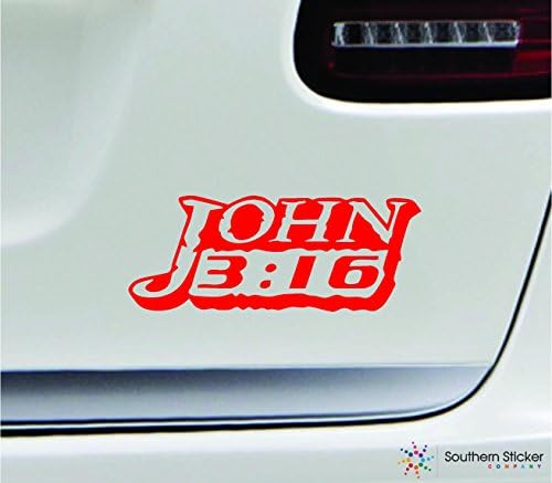 John 3-16 Işareti kırmızı Yazı Tipi Din İncil Ayet Araç Sembolü Aşk Mizah Amerika Birleşik Devletleri Renkli Etiket Devlet