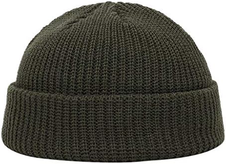 Moda Unisex Şapka beyzbol şapkası Kadın Şapka Yün Şapkalar Bere Tıknaz Kablo örgü şapkalar Hemming Tutmak Sıcak Şapka Kış