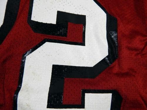 2002 San Francisco 49ers Kyle Kosier 72 Oyunu Yayınlandı Kırmızı Antrenman Forması 3XL 021-İmzasız NFL Oyunu Kullanılmış