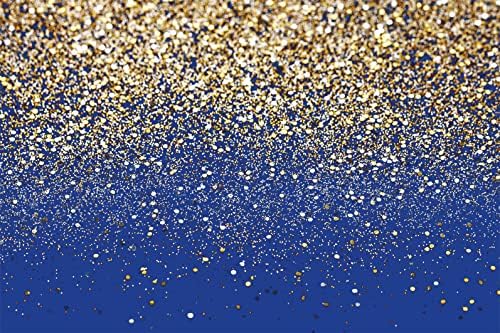 LİKİTLER 15X10FT Kraliyet Mavi Glitter Zemin Doğum Günü Zemin Altın Noktalar Bokeh Zemin Düğün Balo Mezuniyet Fotoğraf Arka