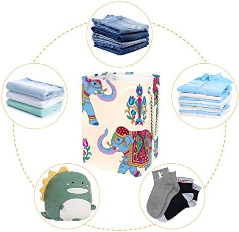 Inhomer Mandala-Filler 300D Oxford PVC Su Geçirmez Giysiler Sepet Büyük çamaşır sepeti Battaniye Giyim Oyuncaklar Yatak Odası