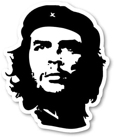 Che Guevara Etiket İlham Verici Çıkartmalar - 2 Paket - Dizüstü Çıkartmalar-2.5 Vinil Çıkartması-Dizüstü Bilgisayar, telefon,