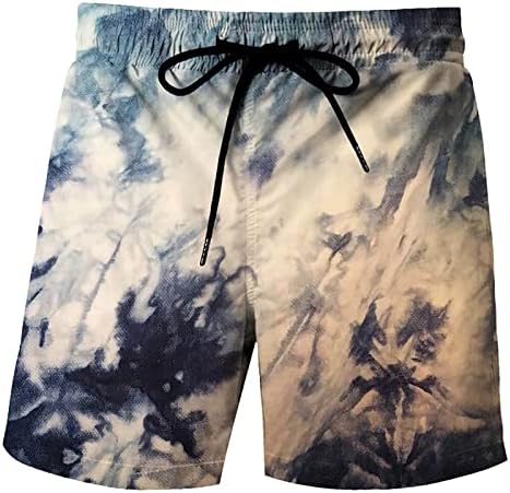 SAXIGOL Bağımsızlık Günü Büyük Boy Erkek Şort 2023 Rahat Hawaii plaj pantolonları Komik Baskı İpli Boardshorts