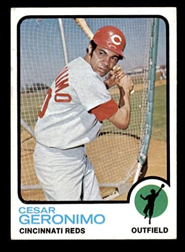 1973 Topps 156 Cesar Geronimo Cincinnati Kırmızıları (Beyzbol Kartı) ESKİ+ Kırmızılar