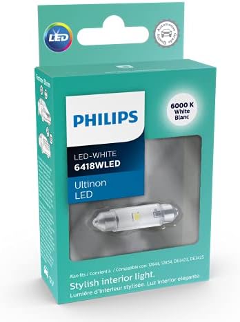 Philips 6418 Ultinon LED Ampul (Beyaz), 1'li Paket