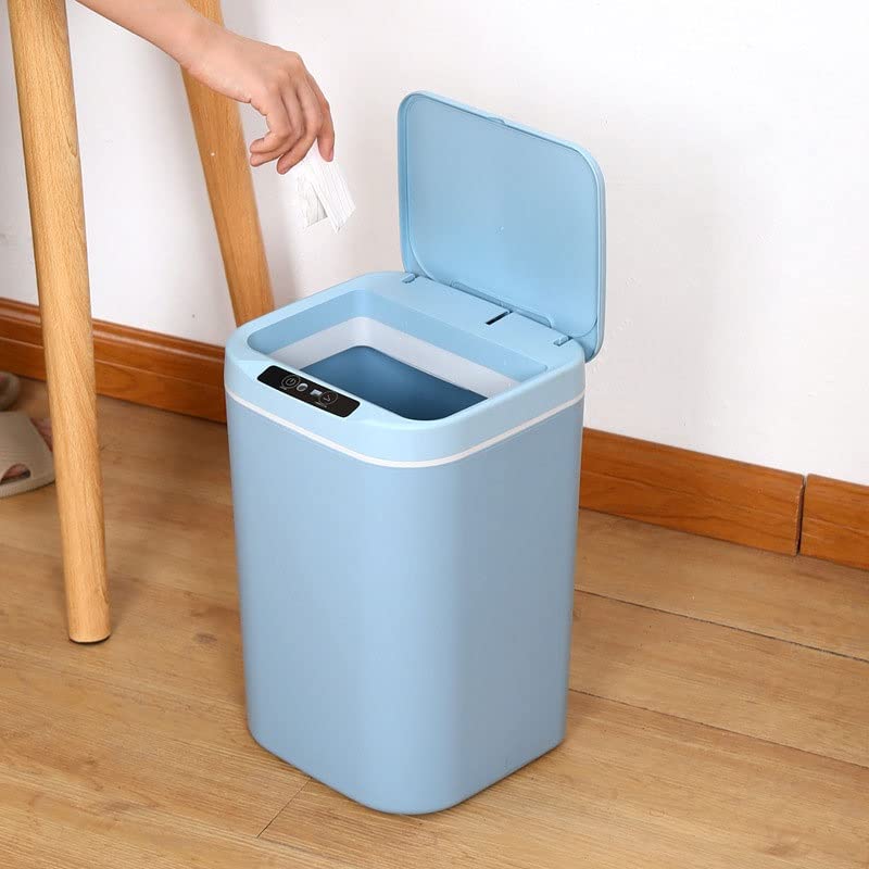CZDYUF Otomatik İndüksiyon çöp tenekesi Oturma Odası Mutfak Depolama Akıllı Açma ve Kapama Ev Kovası ( Renk : OneColor ,