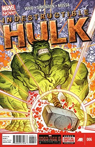 Yıkılmaz Hulk 6 VF; Marvel çizgi romanı / Mark Waid Thor'un çekici