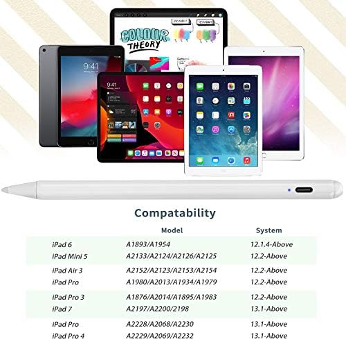 2021 Kalem Apple iPad Hava 4th/3rd Nesil,Avuç İçi Reddi Stylus Kalem iPad Hava 10.9 için 4th / 10.5 3rd Gen, ipucu Stylus