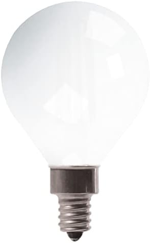 GE Aydınlatma LED Ampuller, 60 Watt Eqv, Yumuşak Beyaz, G16 Küre Ampuller, Küçük Taban (2 Paket)