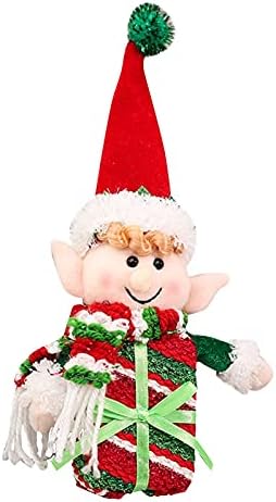 ıHHAPY Goblin Cüce Noel Ağacı Sevimli Dekorasyon Süslemeleri Kavanoz Paketi Şeker Kolye Ev Dekor (B)