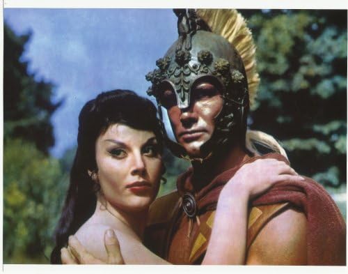 Steve Reeves Kadın ve Roma kasklı 8 x 10 Film Fotoğrafı