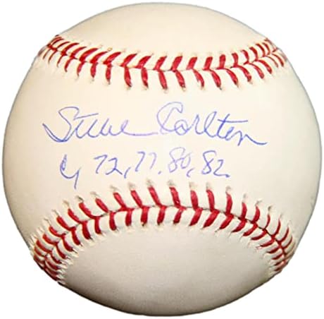 Steve Carlton İmzalı OML Beyzbol İmzalı w / CY Phillies MLB MR548808-İmzalı Beyzbol Topları