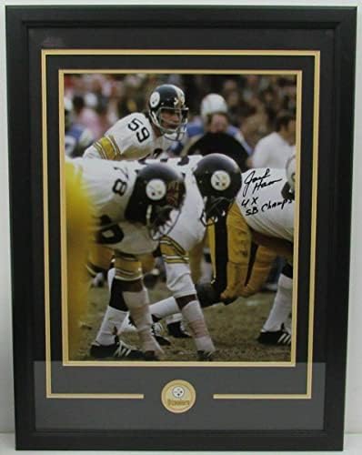 Jack Ham Pittsburgh Steelers İmzalı Çerçeveli 16x20 Fotoğraf 128604-İmzalı NFL Fotoğrafları