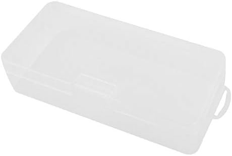 X-DREE Dikdörtgen Şeffaf Plastik Bileşenler Takı saklama kutusu 20 cm x 9 cm (Scatola di immagazzinaggio per gioielli rettangolari